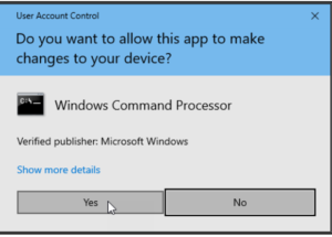 allow command prompt